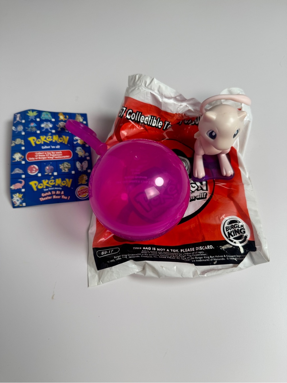 Pokemon Mew Figure with Pink Capsule